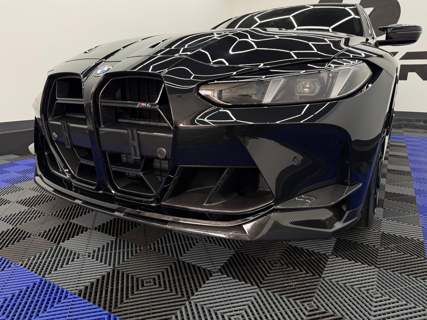 Bmw M3 G80 M4 G82 G81 G83 spoiler zderzaka przedniego karbon
