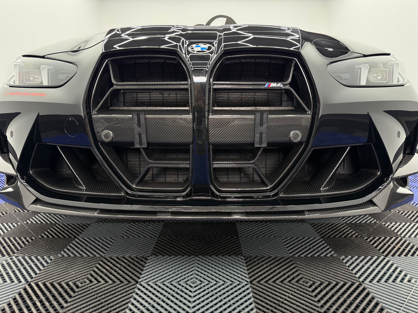 Bmw M3 G80 M4 G82 G81 G83 atrapa grill zderzak przód karbon