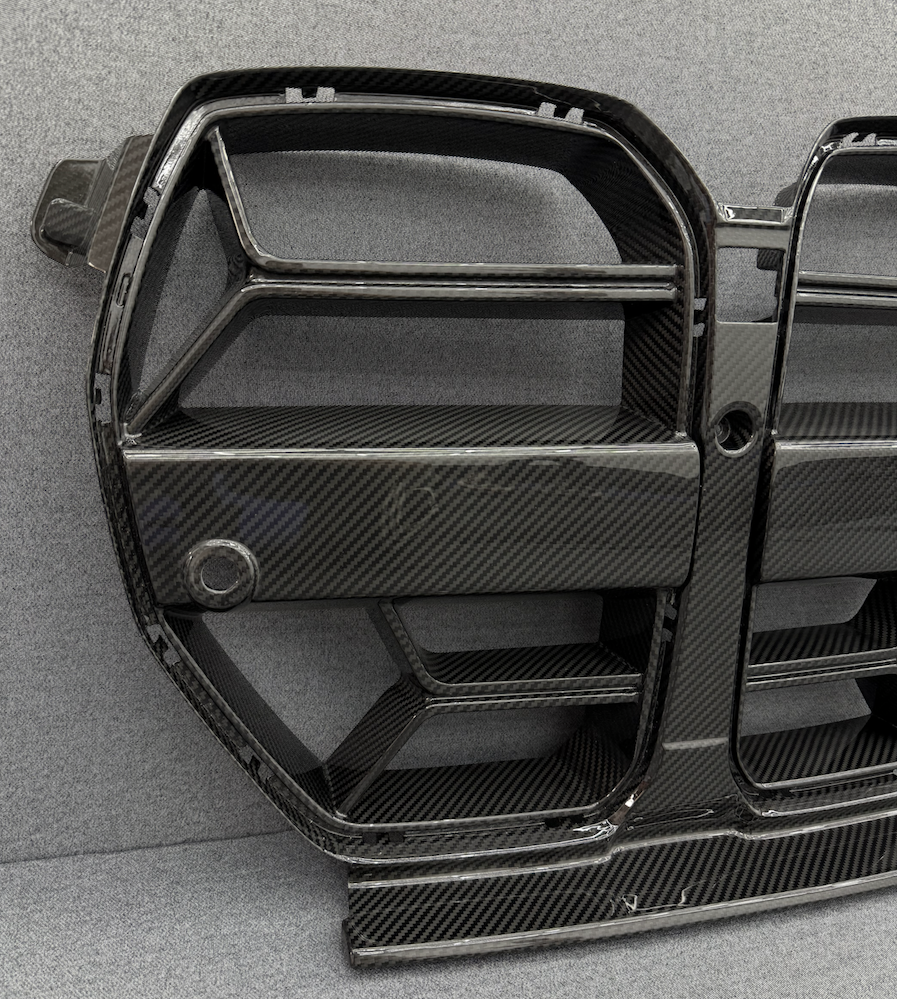 Bmw M3 G80 M4 G82 G81 G83 atrapa grill zderzak przód karbon
