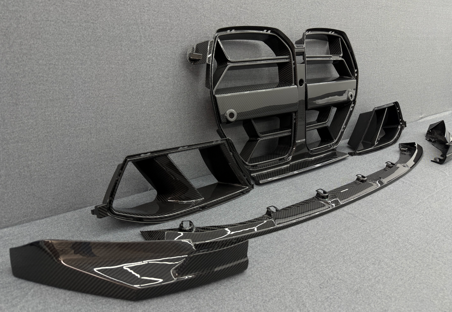 BMW M3 M4 G80 G82 GRILL SPOILER KRATKA PRZEDNI ZEZTAW