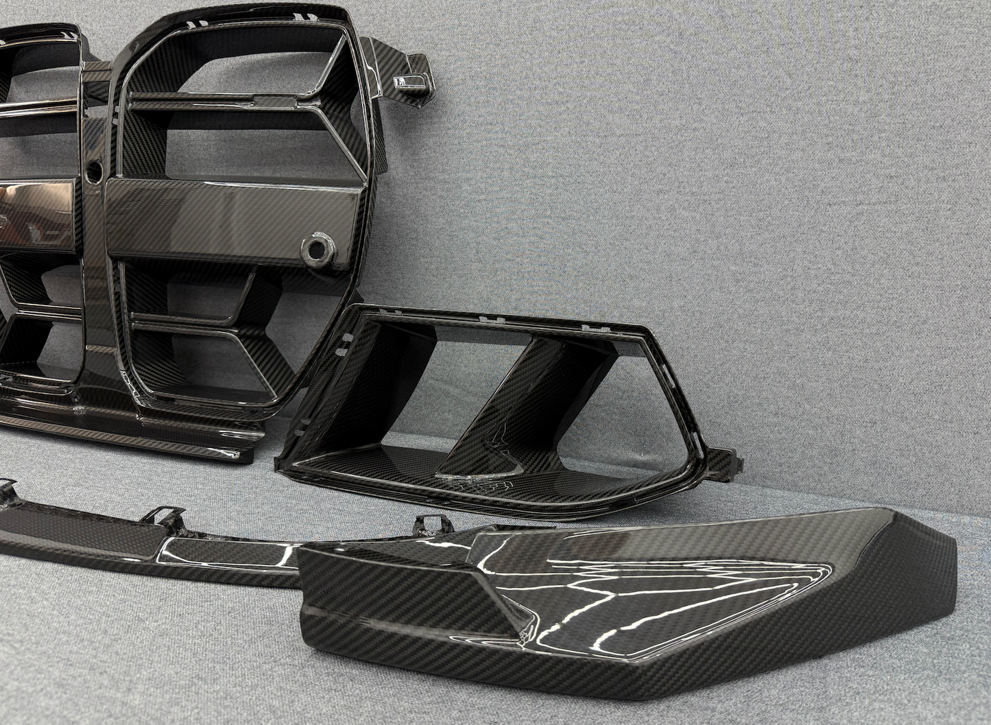 BMW M3 M4 G80 G82 GRILL SPOILER KRATKA PRZEDNI ZEZTAW