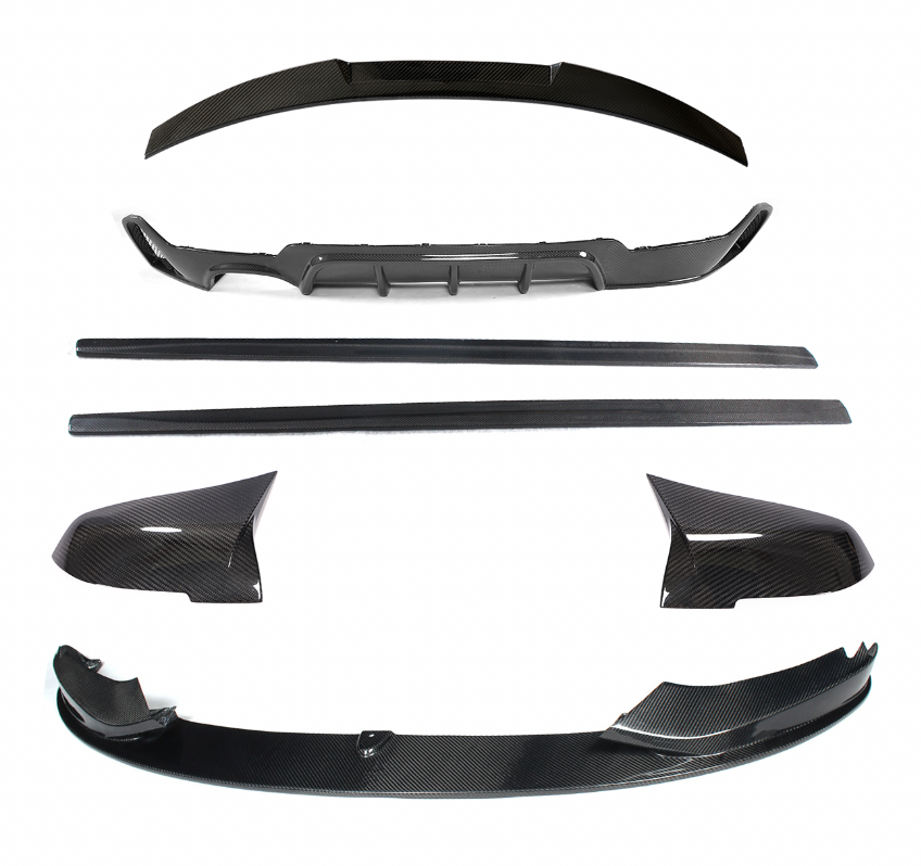 BMW 4 f32 f33 f36 maska spoiler przód tył listwa komplet
