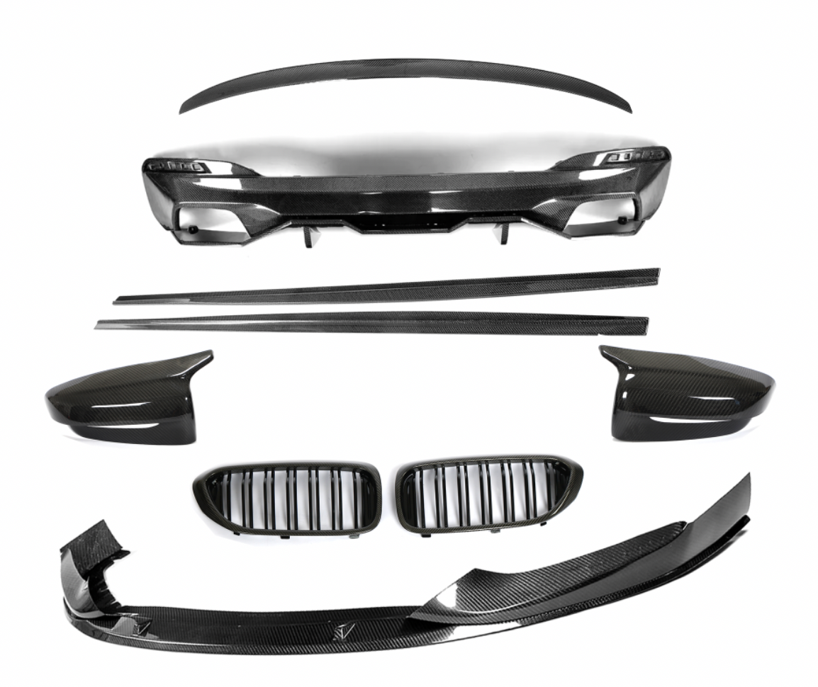 BMW 5 G30 G31 spoiler przód tył grill listwa progowa