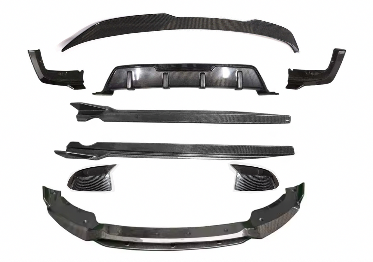 BMW X6 G06 SPOILER PRZÓD TYŁ LISTWA KOMPLET CARBON