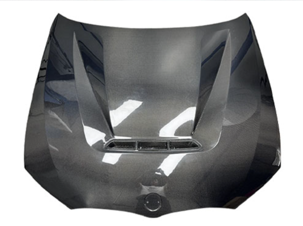 BMW 3 III G20 MASKA POKRYWA SILNIKA CARBON