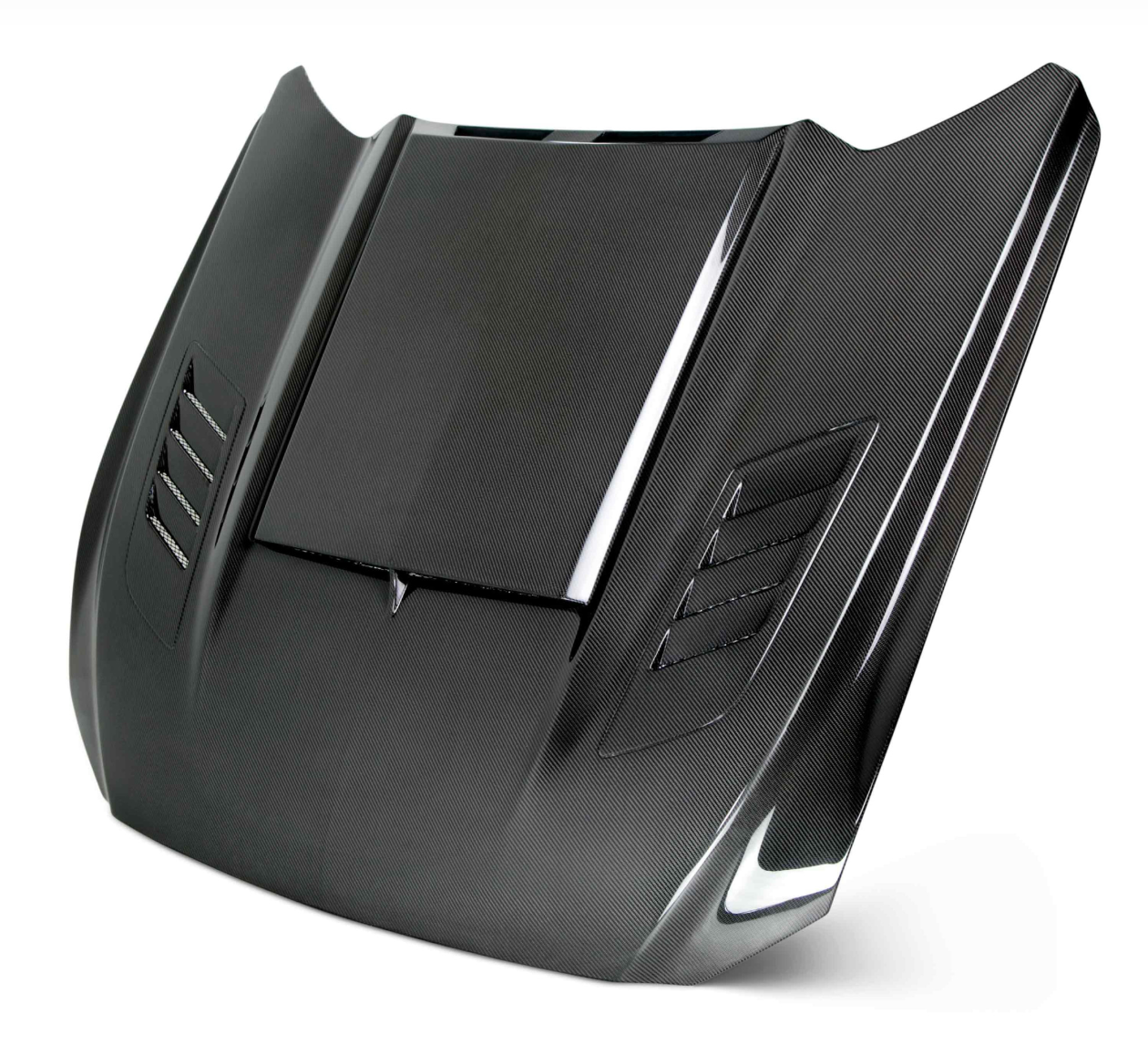 Ford Mustang 2015-2020 MASKA POKRYWA SILNIKA CARBON