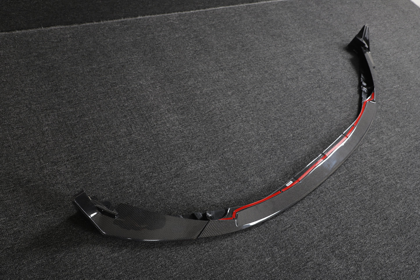 Bmw M3 G80 M4 G82 G81 G83 spoiler zderzaka przedniego karbon