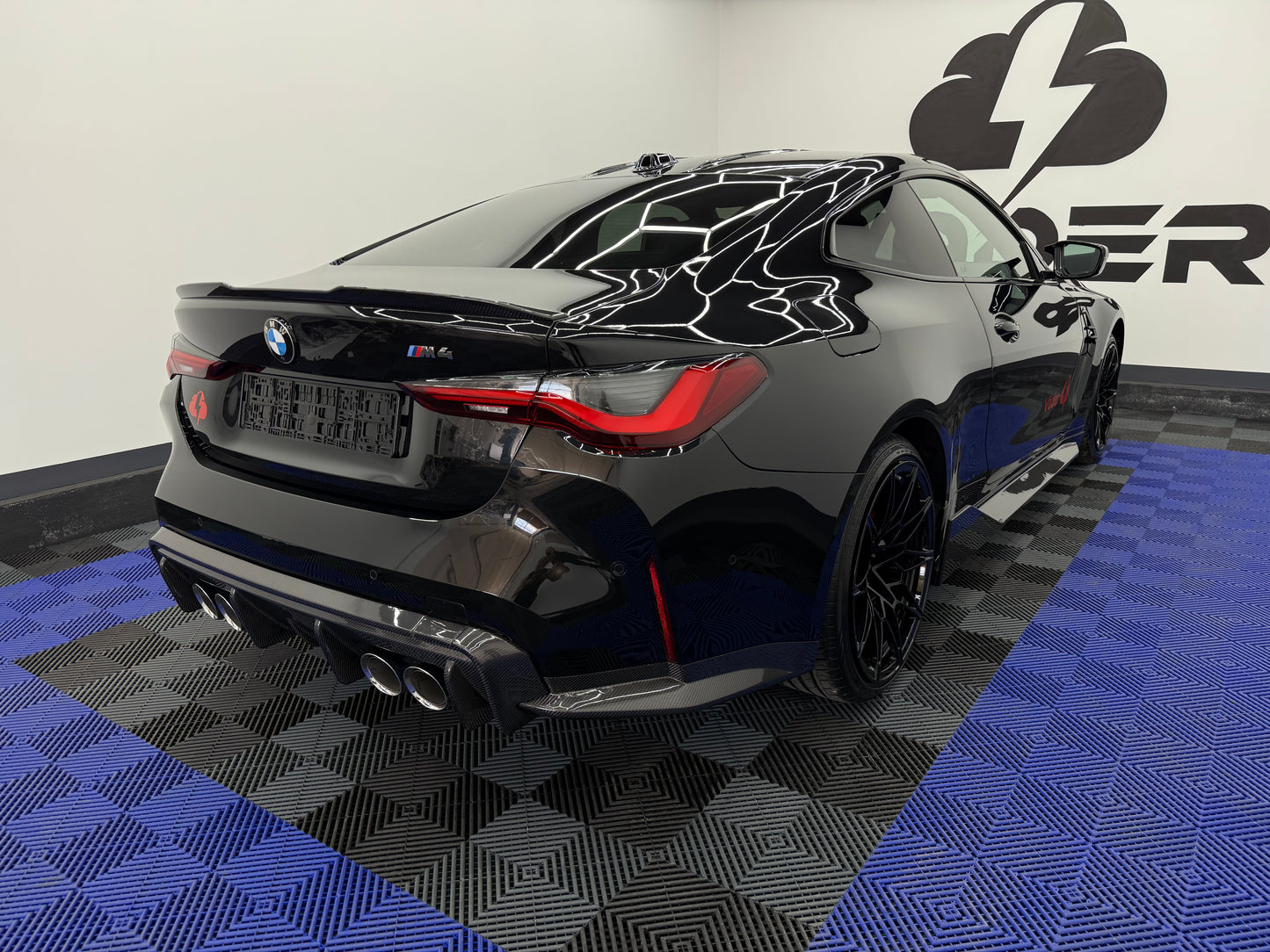 Bmw M4 G80 G81 spoiler dokładka nakładka zderzak tył karbon