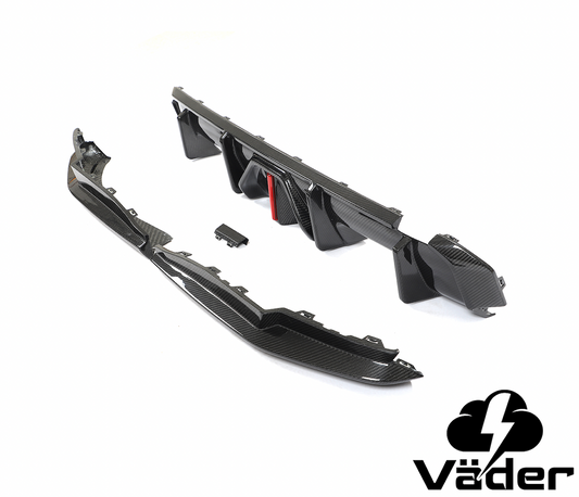Bmw M4 G82 G83 spoiler zderzaka tylnego karbon