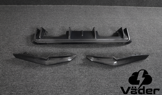 Bmw M4 G80 G81 spoiler dokładka nakładka zderzak tył karbon