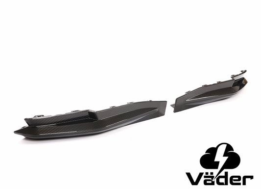 Bmw M4 G82 G83 spoiler nakładka zderzak tył karbon