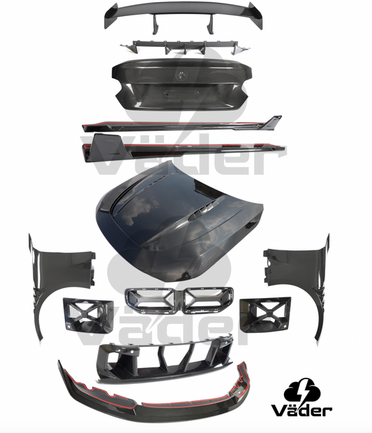 BMW M2 G87 MASK BŁOTNIKI SPOILER PRZÓD TYŁ CAŁY KOMPLET