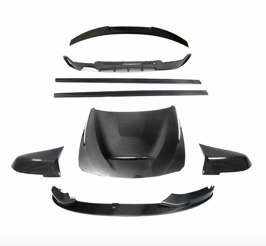 BMW 4 f32 f33 f36 maska spoiler przód tył listwa komplet