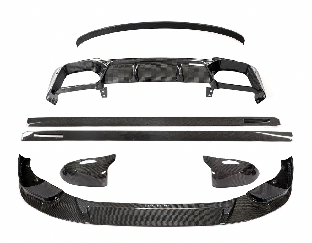 BMW X3M F97 spoiler przód tył listwa komplet