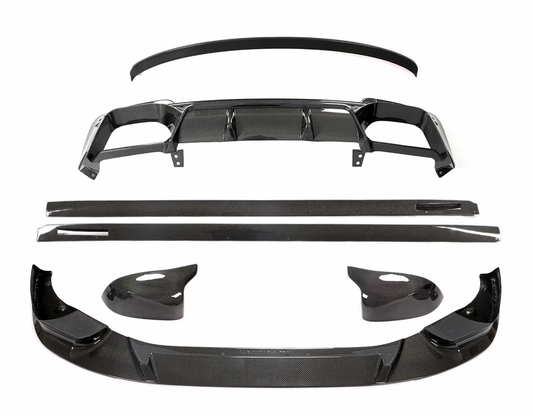 BMW X3M F97 spoiler przód tył listwa komplet