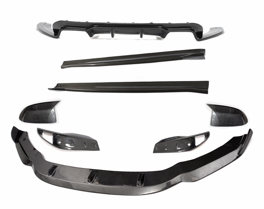 BMW X5M F85 SPOILER PRZÓD TYŁ LISTWA CARBON NAKŁADKA KPL