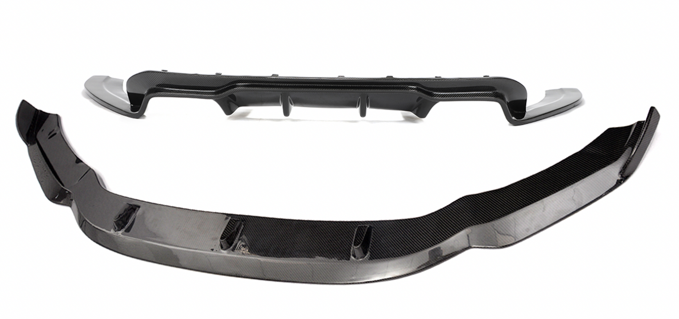BMW X5M F85 SPOILER PRZÓD TYŁ LISTWA CARBON NAKŁADKA KPL
