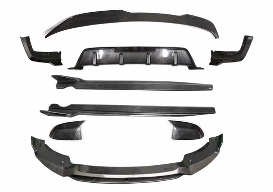 BMW X6 G06 SPOILER PRZÓD TYŁ LISTWA KOMPLET CARBON