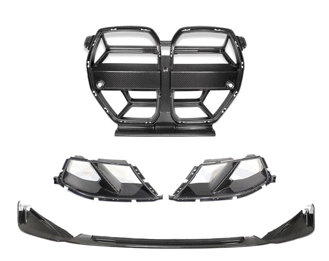 BMW M3 M4 G80 G82 GRILL SPOILER KRATKA PRZEDNI ZEZTAW