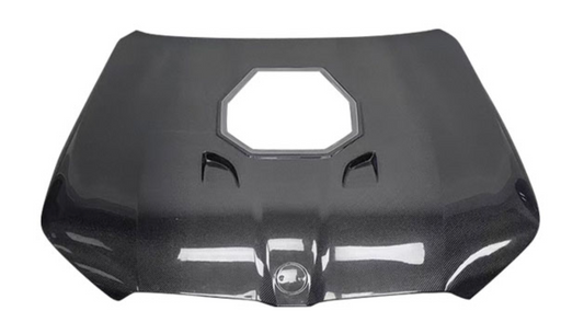 BMW 5 V G60 G68 M5 G90 MASKA POKRYWA SILNIKA CARBON carbon