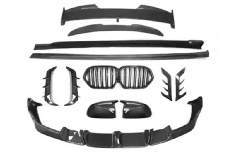 BMW F96 X6M X6 VI Competiti 2019-2023 MASKA SPOILER DOKŁADKA DYFUZOR CARBON
