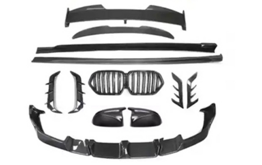 BMW F96 X6M X6 VI Competiti 2019-2023 MASKA SPOILER DOKŁADKA DYFUZOR CARBON