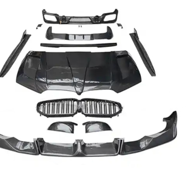 BMW X5 G05 MASKA SPOILER DOKŁADKA DYFUZOR CARBON hood