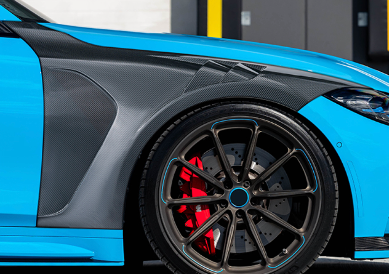 BMW M3 M4 G80 G82 BŁOTNIK LEWY PRAWY PRZÓD CARBON JAKOŚĆ IDEAŁ