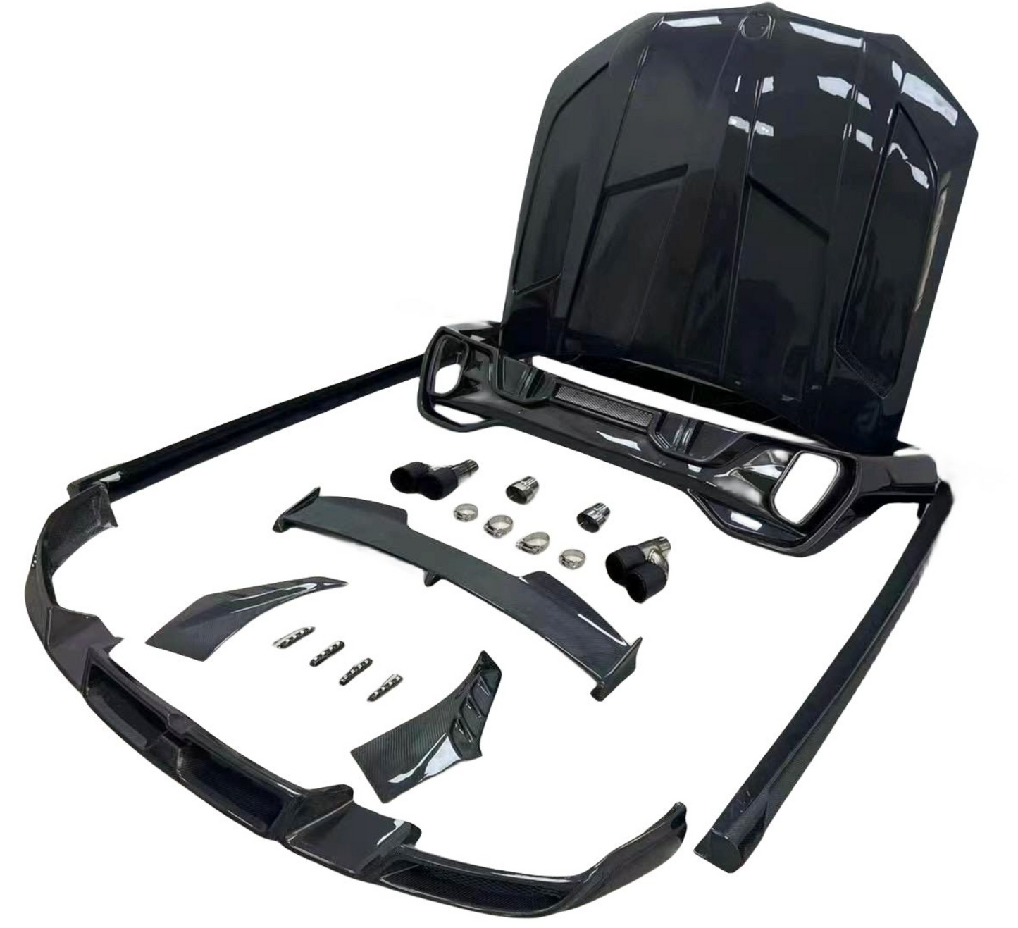 BMW G06 X6 40i 50i 40d X6 50d 2019-2023 SPOILER PRZÓD TYŁ MASKA PROGI